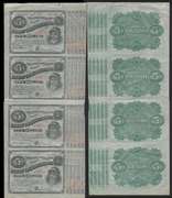 Uncut sheet of 4 187X Baby Bonds Uncirculated.