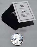 2018 W Proof Silver Eagle With Box And Paper.