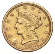 1873-S $2.50 Liberty Head Gold Quarter Eagle