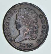 1823 Classic Head Half Cent