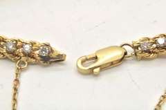 LADIES 14 KT DIAMOND BRACELET