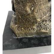 Naked Lady Resting Bronze Sculpture