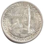 1935 S San Diego BU Comm Half Dollar