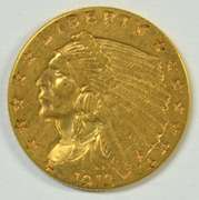 Simply lovely 1913 US $2.50 Indian Gold Piece