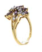 Sterling Silver Amethyst CZ Ring