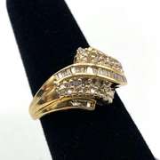 Attractive 10kt Diamond Wrap Band