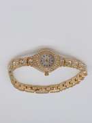 Ladies Geneva & Gemstone Watch, 18kt GP