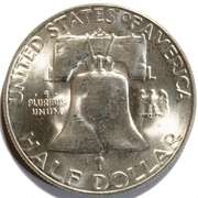 1952 S  Choice BU Key Date Franklin Half