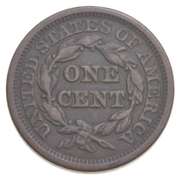 1847 Braided Hair Large Cent
