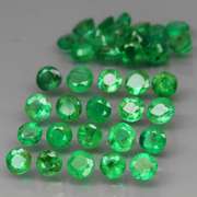 Stunning 5.76ct real Colombian Emerald set