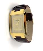 Skagen Denmark Unisex Stainless Steel Quartz Watch Leather Band