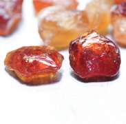 Gorgeous 23.7ct uncut Garnet set