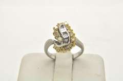 LADIES 18 KT DIAMOND COCKTAIL RING