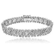 1 Carat Diamond Chevron Bracelet