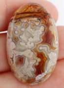 Highly figurative 41.65ct crazy lace Agate