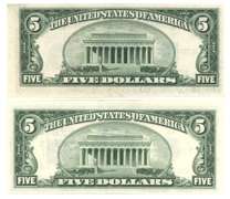 Crisp Uncirculated 1934-C & 1934-D $5 Silver Certificates
