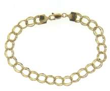 Powerful Yellow Gold Charm Bracelet