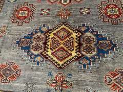 STUNNING FINE SUPER KAZAK RUG 8x10