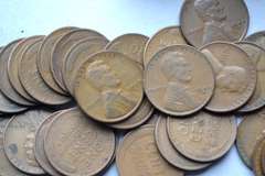 10 Circulated Lincoln Cent Rolls