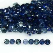 Multi-hue 6.24ct blue Sapphire set