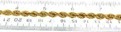 Magnificent 18kt Long Rope Chain Necklace