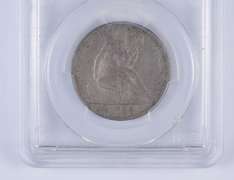 XF45 1858-O Seated Liberty Half Dollar - Graded PCGS