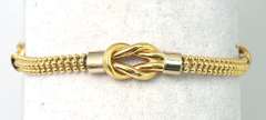 Unique Knot Design Bracelet, 14kt