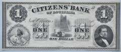 CH CU $ 1 Citizens Bank of Louisiana Note