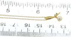 Handsome Pearl and Diamond Pendant on Chain