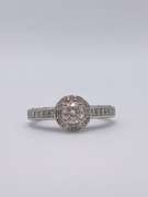 14kt White Gold Diamond Engagement Ring