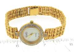 Angie Dickenson Ladies Watch w CZ