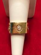 YELLOW GOLD WIDE WEDDING BAND WITH DIAMONDS
