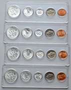 4 1964 Unc Year Sets