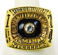1974 Pittsburgh Steelers Replica Super Bowl Ring, 11