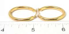 14KT Oval Shaped Earrings