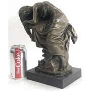 Naked Lady Resting Bronze Sculpture