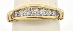 14KT GOLD & DIAMOND BAND