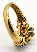 14K GOLD & DIAMONDS RING AND EARRINGS SET