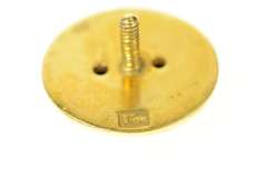 10K Yellow Gold Enamel Douglas Aircraft Co Sapphire Lapel Pin/Brooch