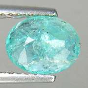 Blue green 1.40ct unheated Zambian Emerald
