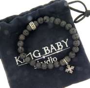 King Baby Lave Rock Bead Bracelet
