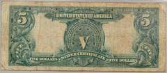 $ 5 Indian Chief Parker/ Burke  PMG VF 20 Silver Certificate