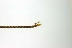 Sterling Silver Pink Sapphire and Diamond Bracelet