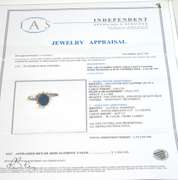 Juicy Sapphire & Diamond Ring in 14KT White Gold