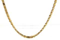 POwerful 22kt Double Sided Oval Link Necklace