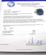 Grand Blue Sapphire 7& Diamond Plat Ring