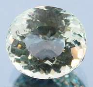 High fire 5.37ct platinum blue Aquamarine