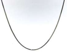 Italian Sterling Silver Box Chain Necklace