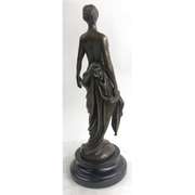 NUDE GIRL BRONZE SCULPTURE
