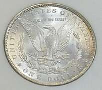 1889 Morgan Dol NAS MS-65